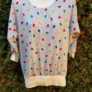 Vintage 80s Donnykenny top Size S